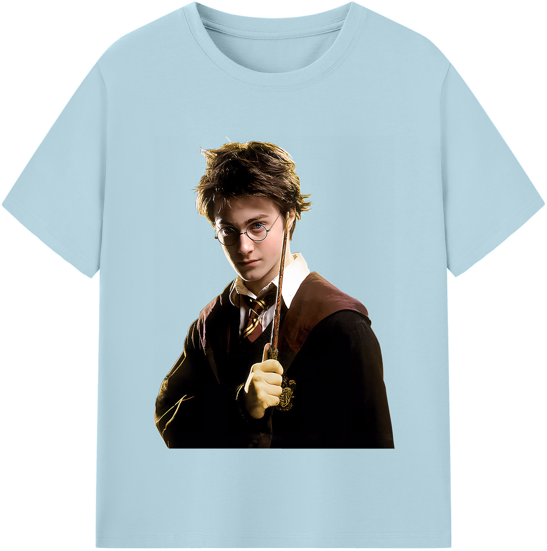 （画像用） Harry Potter ハリー・ポッターシリーズ 綿100％半袖Tシャツ（フロントプリント）